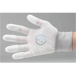 Disipativní nylonové rukavice s PU prsty S