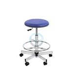 ESD stolička modrá 565/820 mm, nožní opěrka
