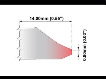 Odpájecí hrot - vnitřní průměr 0.80 mm - 325°C -