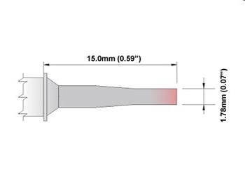 Sekáček dlouhý dosah 60° 1.78mm - 350°C - 398°C -