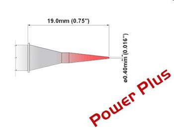 Kónický 0.40mm (0.016"), Power Plus - 350°C - 398°