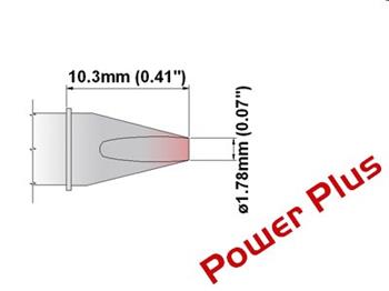 Sekáček 30° 1.78mm (0.07"), Power Plus - 350°C - 3
