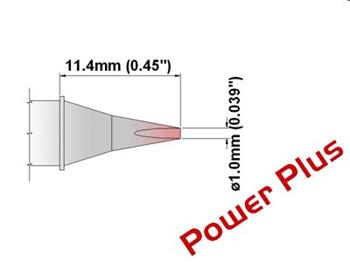 Sekáček 30° 1.0mm (0.04"), Power Plus - 325°C - 35