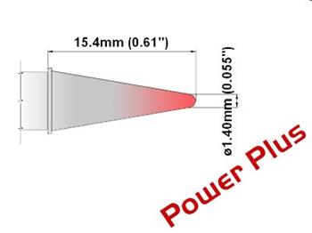 Kónické ostří 1.4mm (0.055"), Power Plus - 325°C -