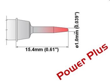 Kónické ostří 1.0mm (0.04"), Power Plus - 420°C -