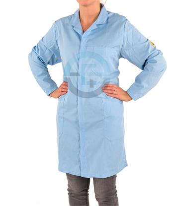 ESD laboratorní plášť FLEX, světle modrý XL