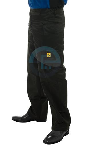 ESD pracovní kalhoty černé XL