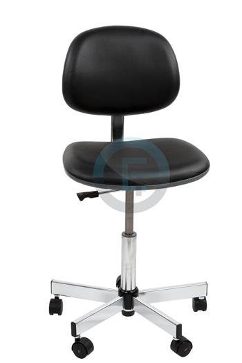 ESD židle 555/610 mm černá, nožní opěrka