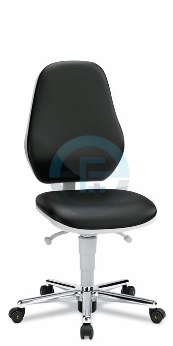 ESD vinylová židle černá 470/610 mm