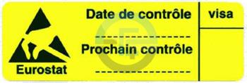 ESD štítek “date of checking”